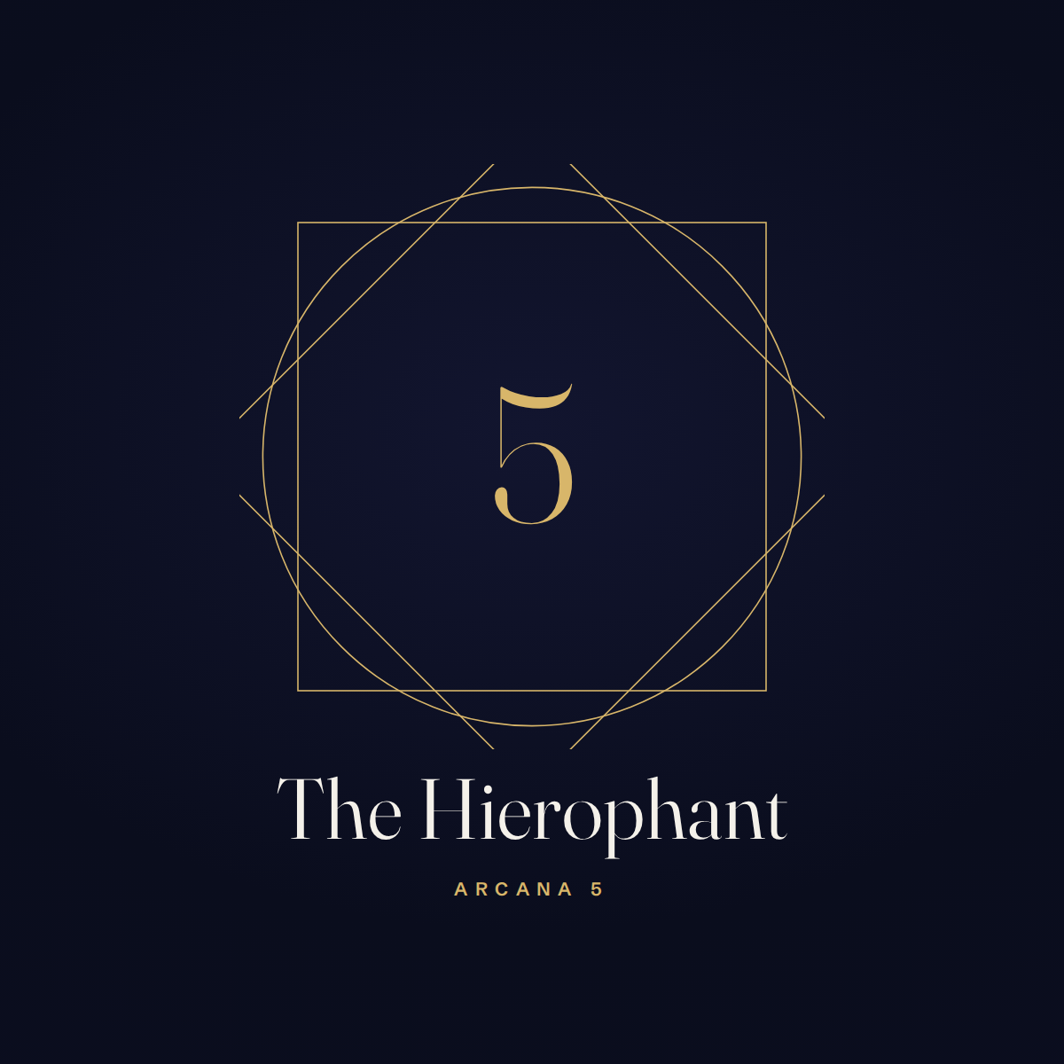 Arcana 5: The Hierophant
